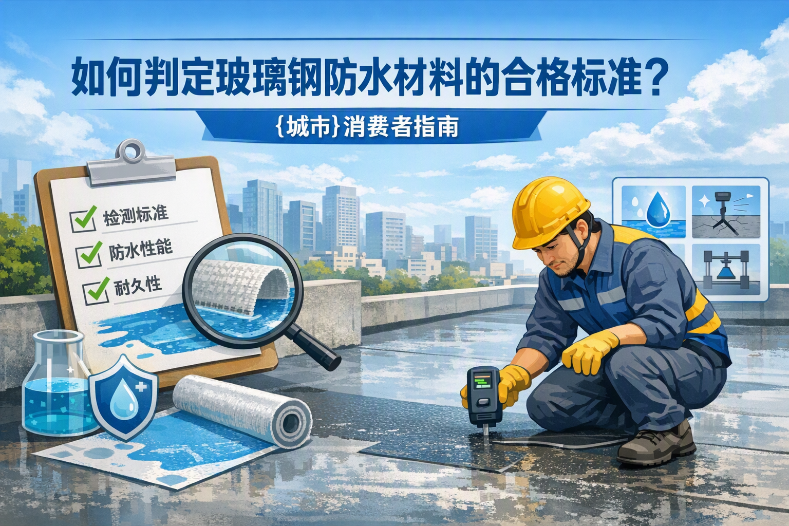 如何判定玻璃钢防水材料的合格标准？ 湘潭 消费者指南