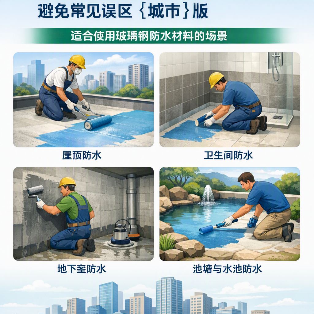 玻璃钢防水材料施工注意事项,避免常见误区 湘潭 版