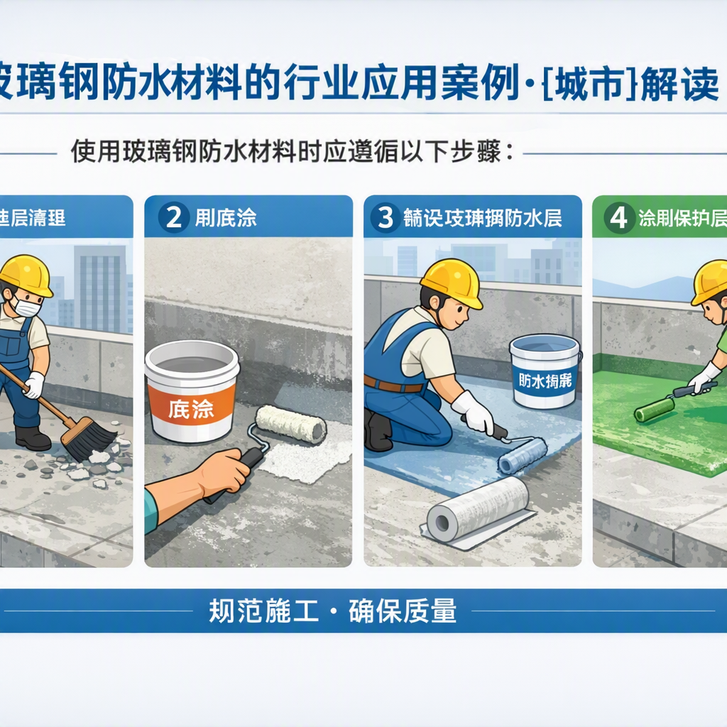 玻璃钢防水材料的行业应用案例,湘潭解读